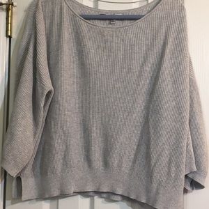 Jennifer Lopez Gray Dolman Sweater